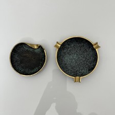 2 cendriers bronze Vienne