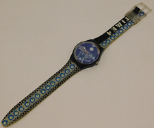 vintage SWATCH 1996 Watch MONTRE SUISSE swiss UHR switzerland TIME 4 paillettes