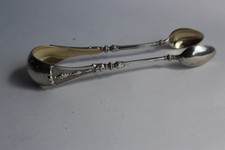 Germany Silver Sugar Tongs (33567)