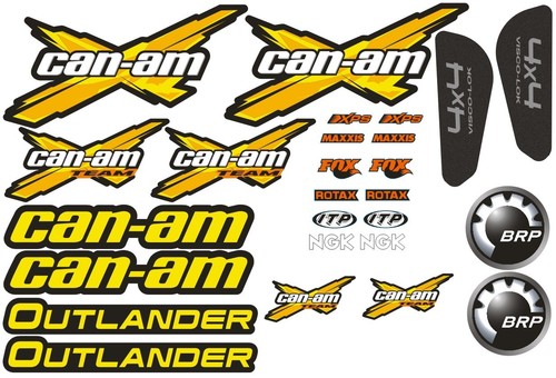 Kit autocollants can am - d'autocollants, can-am