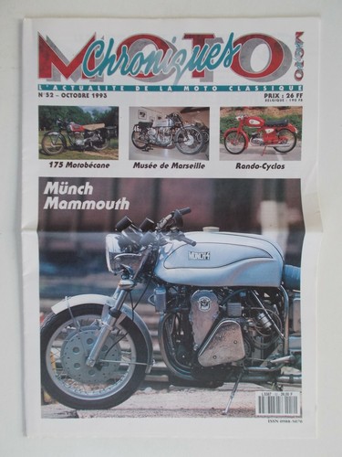 Chroniques moto münch - moto, n°52