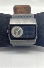 Vestal Monte Carlo 05mm WR 50m Rectangular Black Quartz Men's Watch 85g