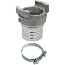 Raccord symétrique guillemin, DN 100 x 100 mm, avec collier à tourillon