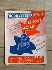 UNIVERSAL ADVERTISING DOCUMENT TRACTOR FRONT TRAIN PROSPEKT AGRICULTURE
