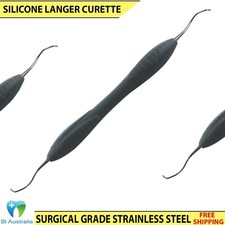 Langer Curette Periodontal Universal Silicone Handle Scaling Calculus Instrument