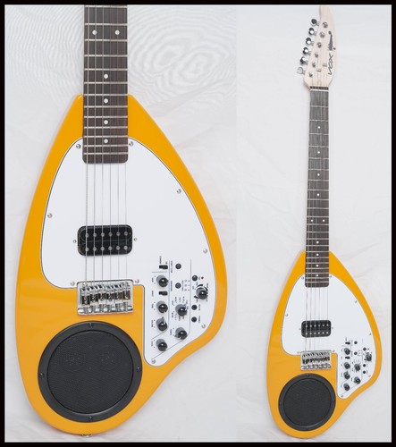 Guitare voyage orange - de,