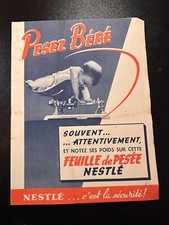 Rare Ancien Dépliant Original