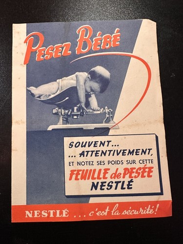Rare ancien dépliant - ancien, original