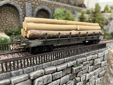 Wagon plat a rancher jouef