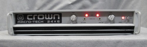 Crown macro tech 24x6 power - crown,