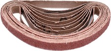 10 BANDES ABRASIVES ETROITES