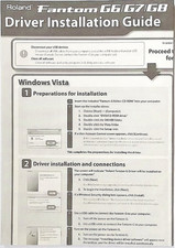 Roland Fantom G6 G7 G8