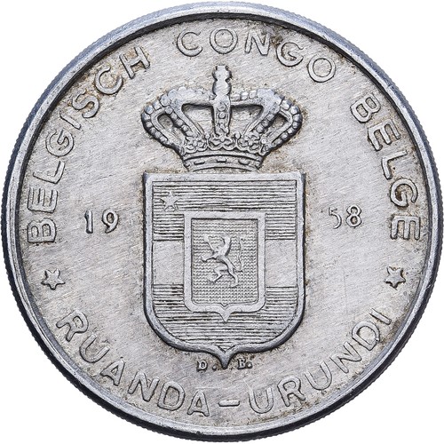 Congo belge francs 1958 - congo, francs,