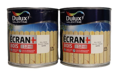 Lot peinture bois dulux - peinture,