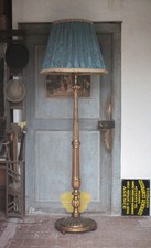 Lampadaire bois doré