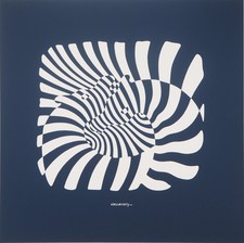 Victor VASARELY : Zèbres sur