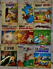 ASTERIX : LOT DE 9 BD, TOUTES