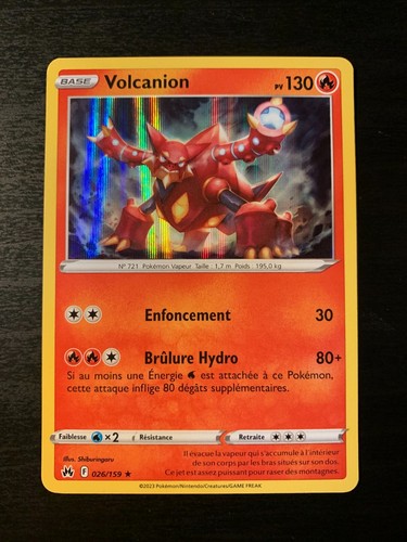 Carte pokémon holo volcanion - pokémon,