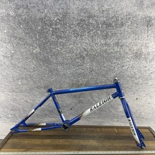 Vintage Raleigh BMX Bike Frame Set 410 Fork Steel Blue Old School 80s 20 in
