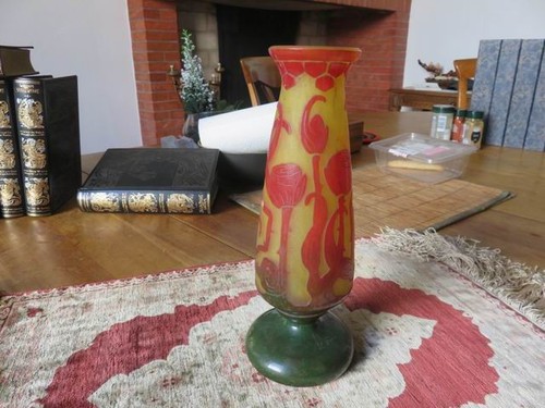 Vase verre français - le,