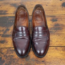 Alden 684 9.5C Shell Cordovan Full Strap Penny Loafers Color 8 USA