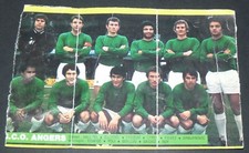 COW QUI RIT FOOTBALL 1971-1972 SCO ANGERS GUILLOU CHICKEN BOURDEL POLISHED ROY