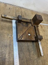 Antique Folk Art Cabinetmaker Tab Vise Press Tool No.1