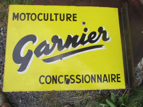 Garnier motoculture plaque - motoculture,