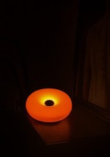 Lampe Design Orange Rechargeable LED – Ambiance Cocooning, Style Moderne