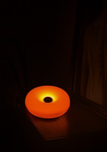 Lampe design orange - lampe,