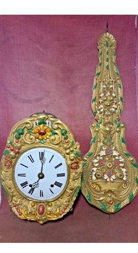 Ancienne horloge comtoise - horloge,
