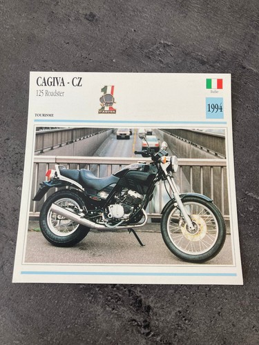 Carte fiche moto collection - carte,