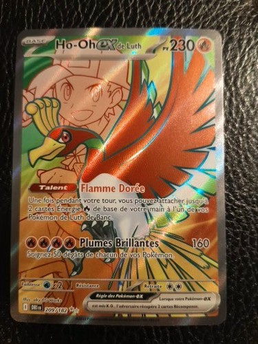Carte pokémon ex - ho-oh,