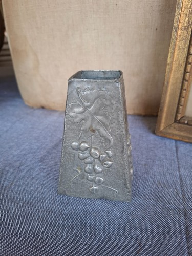 Ancien vase etain - vase,