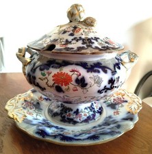 BB NEW STONE - English and especially table soup bowl / 19th century