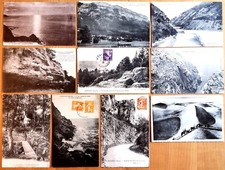 10 postcards 1920s LANDSCAPES