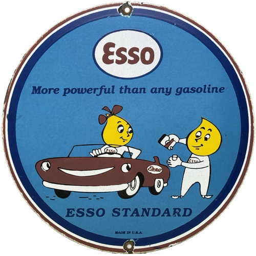 Vintage esso gasoline - esso,