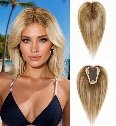 Topper blond racine brune - blond,