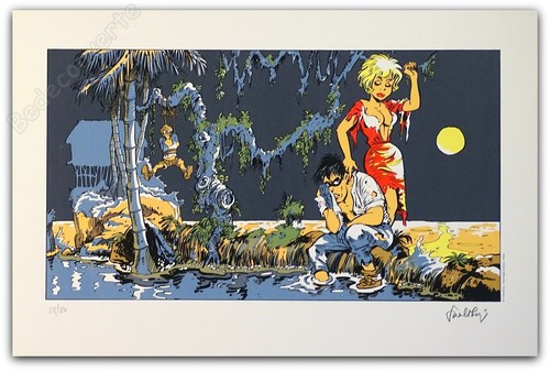 Sérigraphie walthéry natacha - walthéry,
