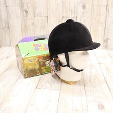 Charles Owen -Size 7 - (57 CM) Young Riders Hat, Riding Helmet, Velvet Black