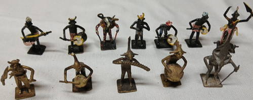 Figurine bronze fer lot - bronze,