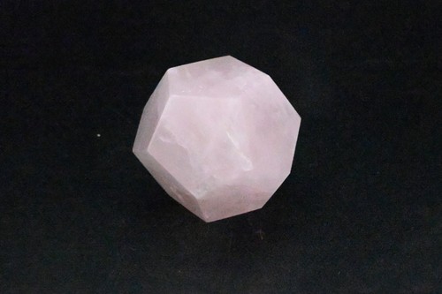 Dodécaèdre quartz rose