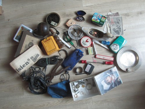 Lot objets brocante fonds - objets,