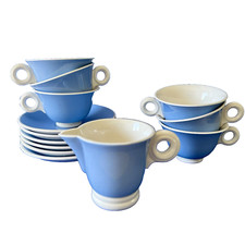 6 Tasses à café faïence