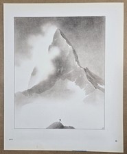 Estampes recto-verso 1944, SAMIVEL : Montagne, Alpinisme, Humour