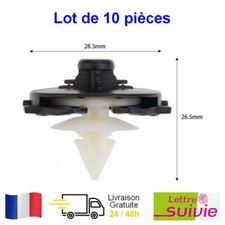 x10 agrafe Clips fixation