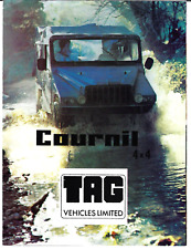TAG UMM Cournil 2.3 Diesel 4x4 Early 1980s UK Market Foldout Sales Brochure
