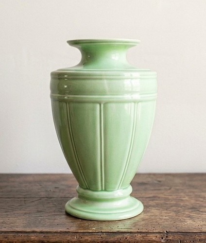 Grand vase vert céramique - grand,