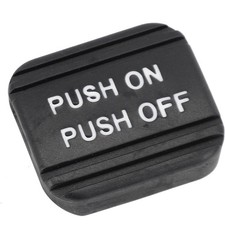 Plaquette de Pédale de Frein Parking Voiture Noir Accessoires Voiture Plaquette