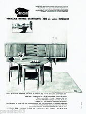 1964 ADVERTISING 086 SAMCOM Scandinavian Teak Furniture Dining Room